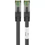 Wentronic Goobay CAT 8.1 tinklo kabelis, S/FTP (PiMF), juodas, 3 m - LSZH be halogenų, varis AWG 24 (66723)