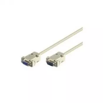 Wentronic Goobay D-SUB RS-232 prailginimo kabelis 9 kontaktų, vyriškas į moterišką, pilkas, 5 m 50225