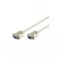 Wentronic Goobay D-SUB RS-232 prailginimo kabelis 9 kontaktų, vyriškas į moterišką, pilkas, 5 m 50225