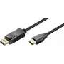 Wentronic Goobay DisplayPort į HDMI kabelis 1,8m 4K@30Hz juodas 80525