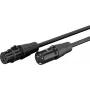 WENTRONIC Goobay XLR kabelis 15 m – subalansuotas mikrofono kabelis, XLR 3-pin vyriškas į moterišką, bedeguonies varis, spiralinis ekranavimas, juodas 80359