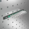 Wera 3/8 inch Deep Socket Rinkinys ant Magnetinės Juostos, 9 dalių, Metrinis, Juodas/Žalias