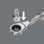 Wera 950 SPKL Hex-Plus L-formos šešiakampis raktas su rutuliniu galu, 6 mm, chromo vanadžio plienas, BlackLaser danga 05003669001