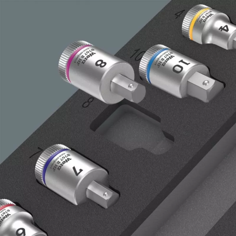 Wera 9723 putų įdėklas Zyklop B 3/8 inch bitų komplektui, 19 dalių