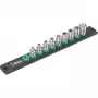 Wera Magnetic Rail A Imperial 1/4 colio lizdų laikiklis, 4 laikikliai, 05005420001