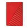 Western Digital My Passport 2TB nešiojamasis išorinis kietasis diskas USB 3.2 Gen 1 raudonas (WDBYVG0020BRD)