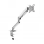 White Shark AKHENATEN I GMS-3209 dujinis monitoriaus laikiklis – vienam ekranui 17–32 colių, 9 kg, VESA 75/100, tvirtinimas prie stalo (clamp/grommet), juodas