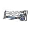 Balta mechaninė klaviatūra White Shark EXCALIBUR M (GK-009251) su Outemu Blue jungikliais, RGB apšvietimu, US išdėstymu