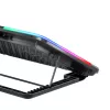White Shark ICE BLADE GCP-96 aušinimo padėklas nešiojamam kompiuteriui, dvigubas ventiliatorius, mėlynas LED, iki 17 colių, 5 padėtys