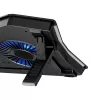 White Shark ICE GUARD GCP-4 aušinimo padėklas su dviem 125 mm mėlynos šviesos LED ventiliatoriais, 5 aukščio padėtimis, iki 17.3 colio