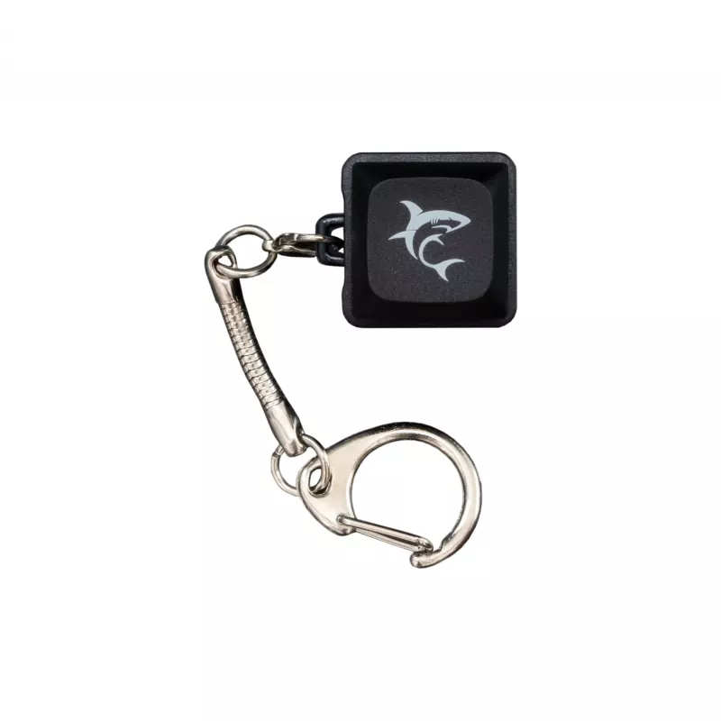 White Shark KEYCHAIN reklaminis juodas mechaniniai jungikliai