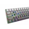 White Shark Nunchaku mechaninė žaidimų klaviatūra TKL, pilka, Outemu Blue jungikliai, RGB hot-swap, laidinė USB