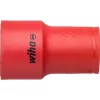 Wiha 43024 izoliuotas reketo ir galvučių rinkinys, 1/2 colio, 21 dalių, VDE sertifikuotas, raudonas/geltonas