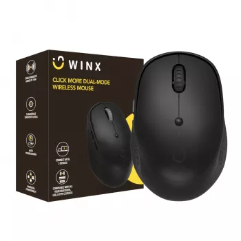 WINX CLICK More dviejų režimų belaidė pelė - juoda