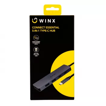 WINX CONNECT Essential 5-in-1 Type-C šakotuvas