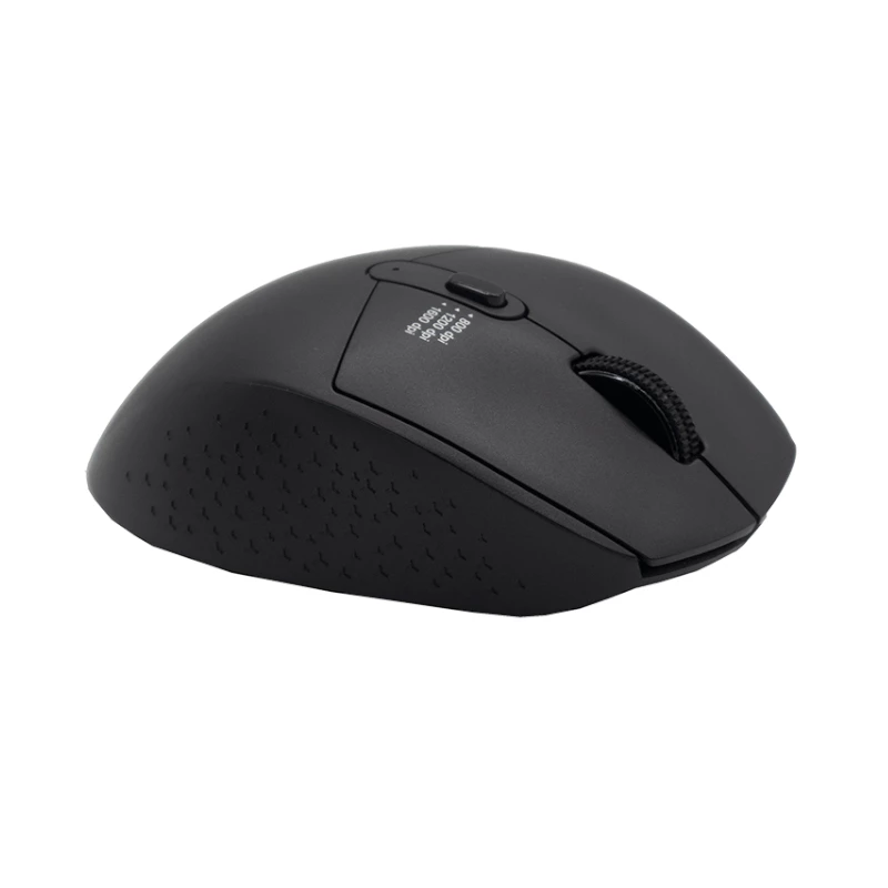 WINX DO Simple Wireless Mouse WX-KB102, 2,4 GHz, 3 mygtukų optinė, 1600 DPI, ambidekstrinė, juoda
