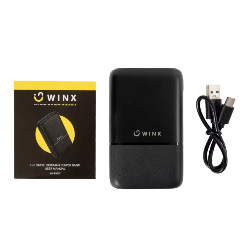 WINX GO Simple 10000mAh išorinė baterija