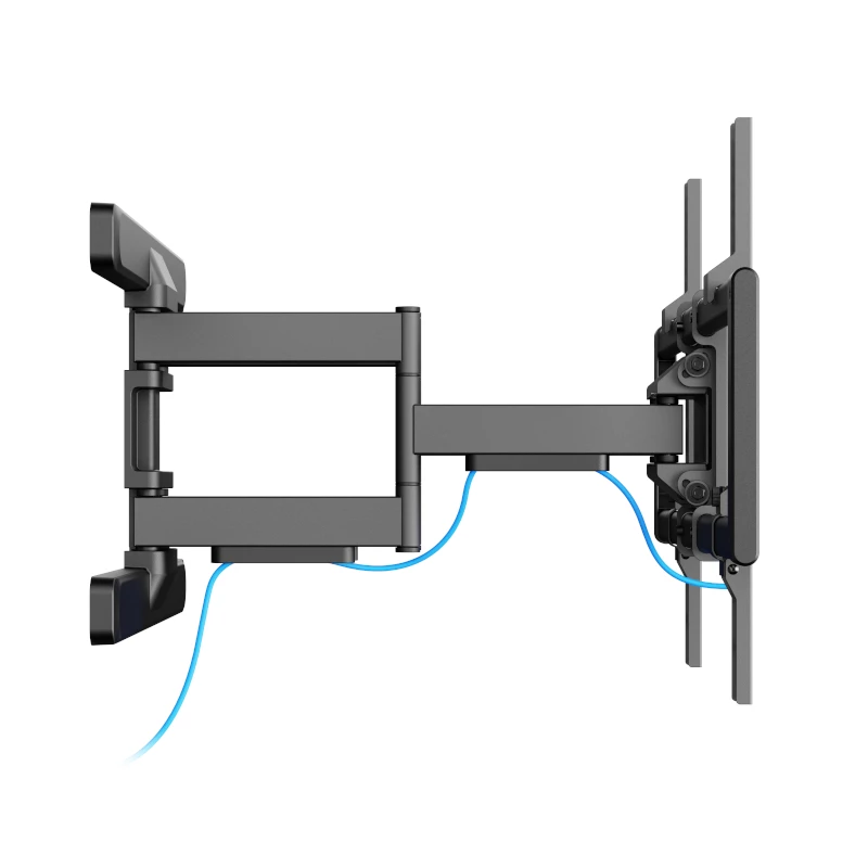 WINX MOUNT Ultra pilno judesio TV laikiklis 32-70 colių ekranams, 40kg, dviguba ranka, VESA 200x200-600x400, pasukimas ±60°, pakreipimas +5°/-15°