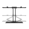 WINX MOUNT Ultra pilno judesio TV laikiklis 32-70 colių ekranams, 40kg, dviguba ranka, VESA 200x200-600x400, pasukimas ±60°, pakreipimas +5°/-15°