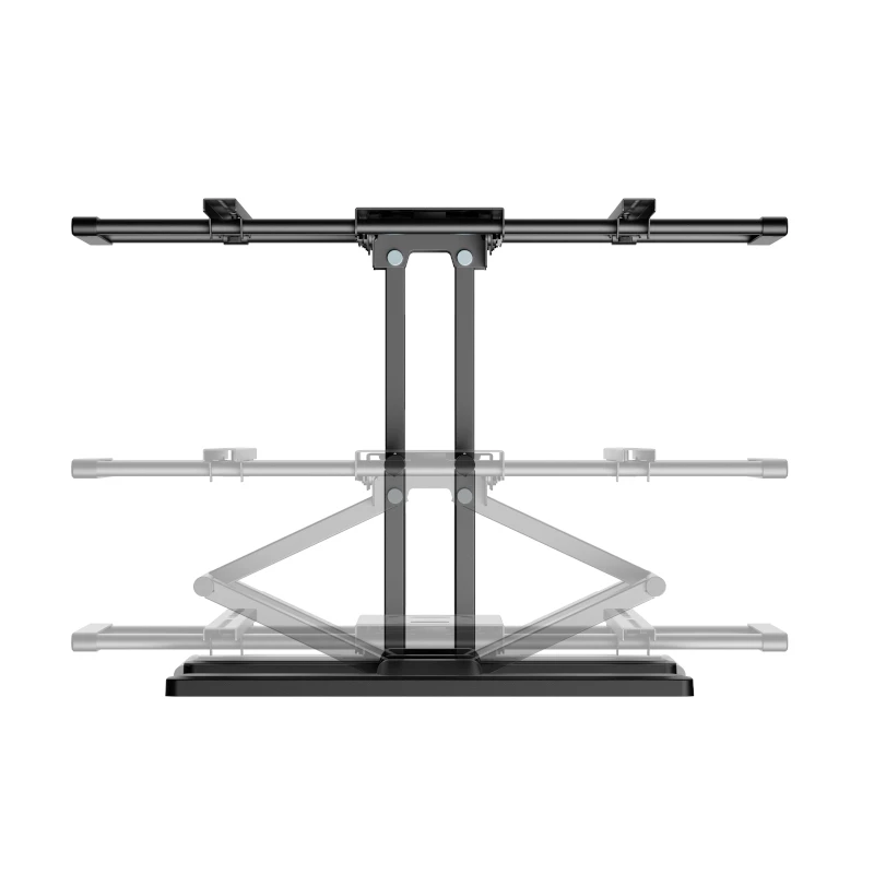 WINX MOUNT Ultra pilno judesio TV laikiklis 32-70 colių ekranams, 40kg, dviguba ranka, VESA 200x200-600x400, pasukimas ±60°, pakreipimas +5°/-15°