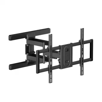 WINX MOUNT Ultra pilno judesio TV laikiklis 32-70 colių ekranams, 40kg, dviguba ranka, VESA 200x200-600x400, pasukimas ±60°, pakreipimas +5°/-15°