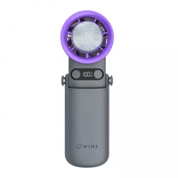 WINX MOVE Cool High-Speed nešiojamas ventiliatorius - 10 000 aps./min., 3 greičiai, USB-C įkrovimas, 2000 mAh, baltas
