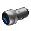 WINX POWER Fast 89W automobilinis įkroviklis – USB-C PD 67W + USB-A QC 18W, juodas