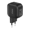 WINX POWER More 35W GaN sieninis įkroviklis - dvigubas USB-C ir USB-A, PD 3.0 PPS, baltas
