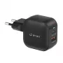 WINX POWER More 35W GaN sieninis įkroviklis - dvigubas USB-C ir USB-A, PD 3.0 PPS, baltas