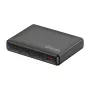 WINX POWER Ultra 140W GaN stalinis įkroviklis - 2x USB-C PD 100W + USB-A QC 22.5W, juodos spalvos