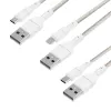 WINX USB-C į USB-A įkrovimo ir duomenų laidas 1,2 m juodas