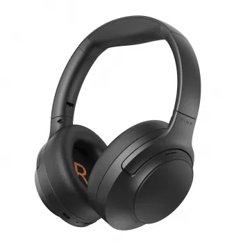 WINX VIBE Pure 2 Hybrid ANC ausinės per ausį su Bluetooth 5.3, 30h baterija, sulankstomu dizainu - juodos