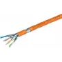 Wirewin VKW SFTP K7 LSOH3 1000SXB Cat.7 S/FTP tinklo kabelis, 1000 m, oranžinis, LSOH3 apvalkalas, vientisas varis, 23 AWG, 600 MHz, 10 Gbps