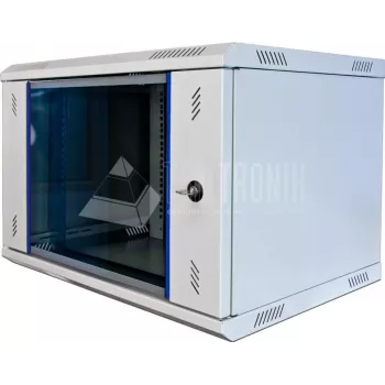 Wirewin WCAB PS2 600X600X4U sieninis 19 inch montavimo spintos korpusas 4U, pilkas