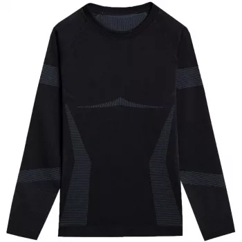 Moteriškas termoaktyvus megztinis 4F F113 Deep Black M/L