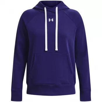 Moterų Under Armour Rival Fleece HB gobtuvas Midnight Navy