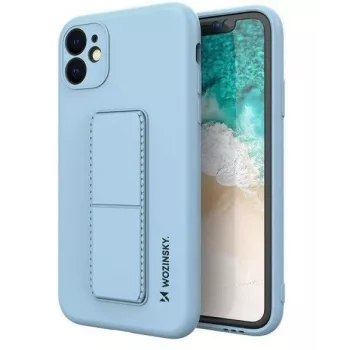 Wozinsky Apple iPhone 12 Kickstand dėklas – silikoninis dangtelis su atrama, mėlynas