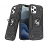 Wozinsky Apple iPhone 12 Pro Max Ring Armor dėklas su atramėle - tvirtas apsauginis dangtelis, juodas