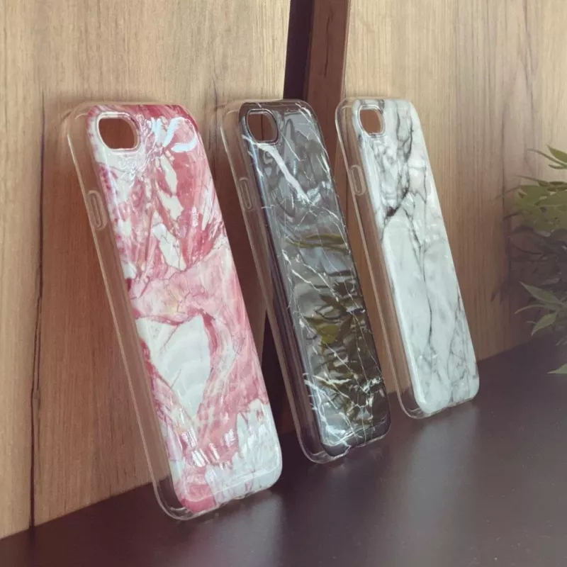 Wozinsky Black Marble TPU Case Samsung A73
