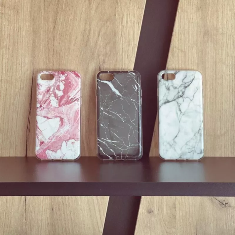 Wozinsky Black Marble TPU Case Samsung A73