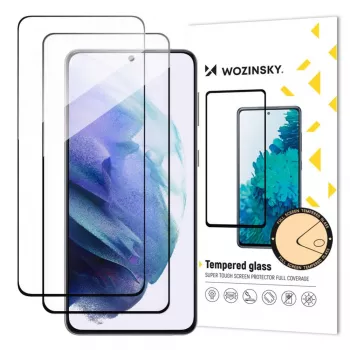 Wozinsky Full Glue Tempered Glass, skirta Samsung Galaxy S23, 2 vnt. pakuotė