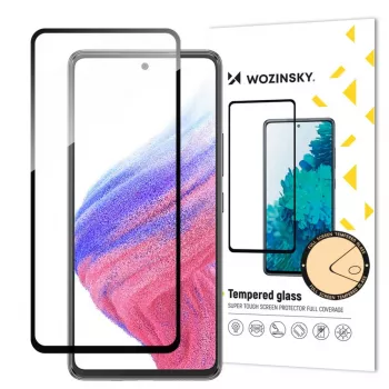 Wozinsky Full Glue Tempered Glass Screen Protector for Samsung Galaxy A54 5G 9H Full Screen with Black Frame