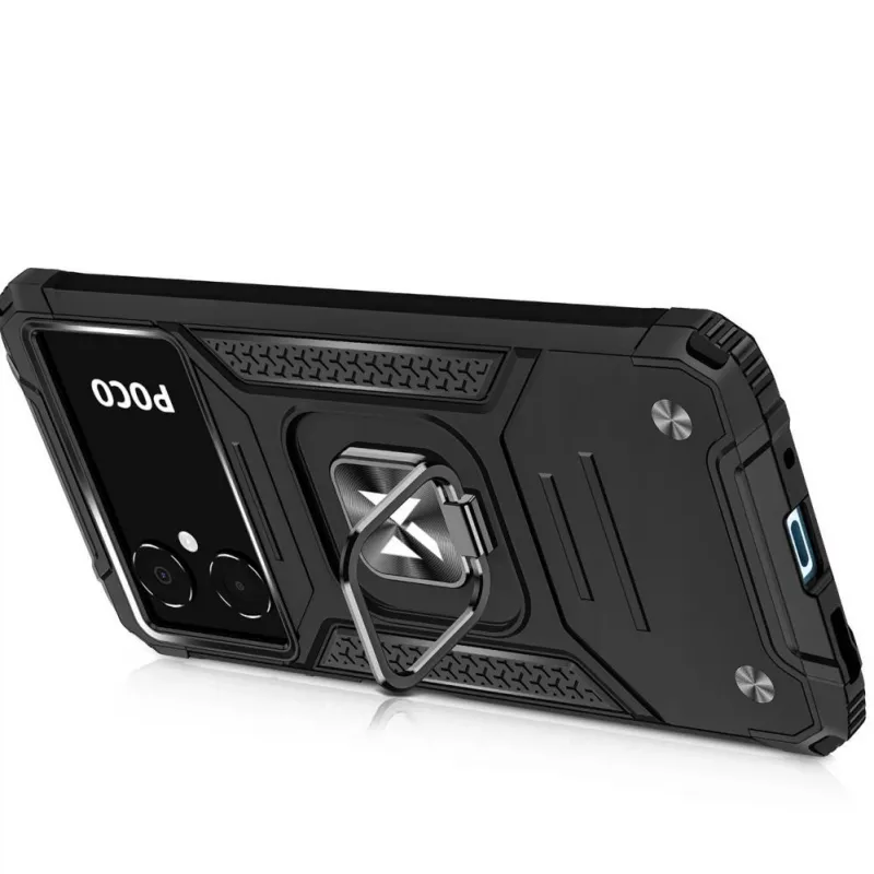 Wozinsky Ring Armor Case, Google Pixel 7 Pro dėklas, šarvuotas, su magnetiniu laikikliu, juodas