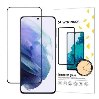 Wozinsky Samsung Galaxy S22 Plus grūdinto stiklo apsauga visam ekranui – 9H, 0,33 mm, 2,5D, oleofobinė, be burbuliukų, suderinama su ultragarsiniu piršto atpažinimu