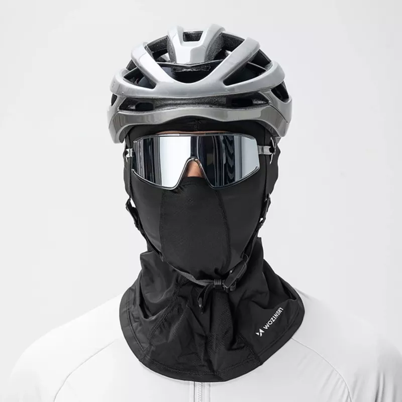 Wozinsky WKM-01B veido kaukė-balaklava motociklininkams ir dviratininkams, juoda