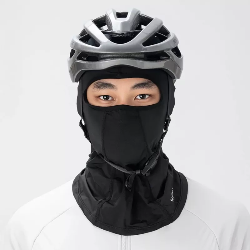 Wozinsky WKM-01B veido kaukė-balaklava motociklininkams ir dviratininkams, juoda