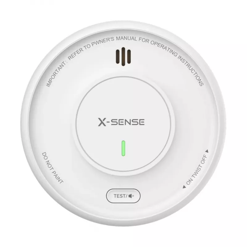 X-Sense XS0D-MR61 Tarpusavyje sujungiamas fotoelektrinis dūmų detektorius su šliuzu, valdomas programėle, 10 metų baterija