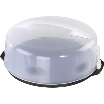XAVAX torto kupolas su nešiojimo rankena, permatomas/antracito, 34 cm 111514