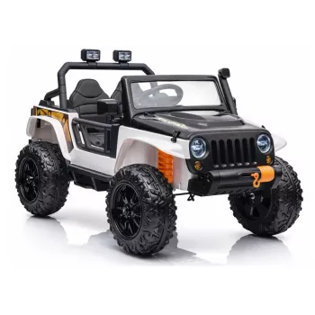 XB-1118 baterijomis varomas automobilis su LED lemputėmis mėlynas