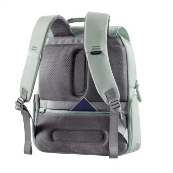 XD Design Soft Daypack Mint 15L perdirbto PET kuprinė nešiojamam kompiuteriui su USB prievadu ir RFID apsauga